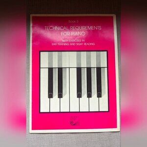 Technical Requirements for Piano Book 3
